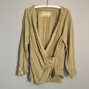 We The Free - Free People Nightdreams Gauze Wrap Top